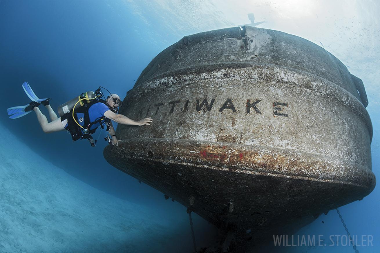 Cmdr. Xerxes reunites with the USS Kittiwake