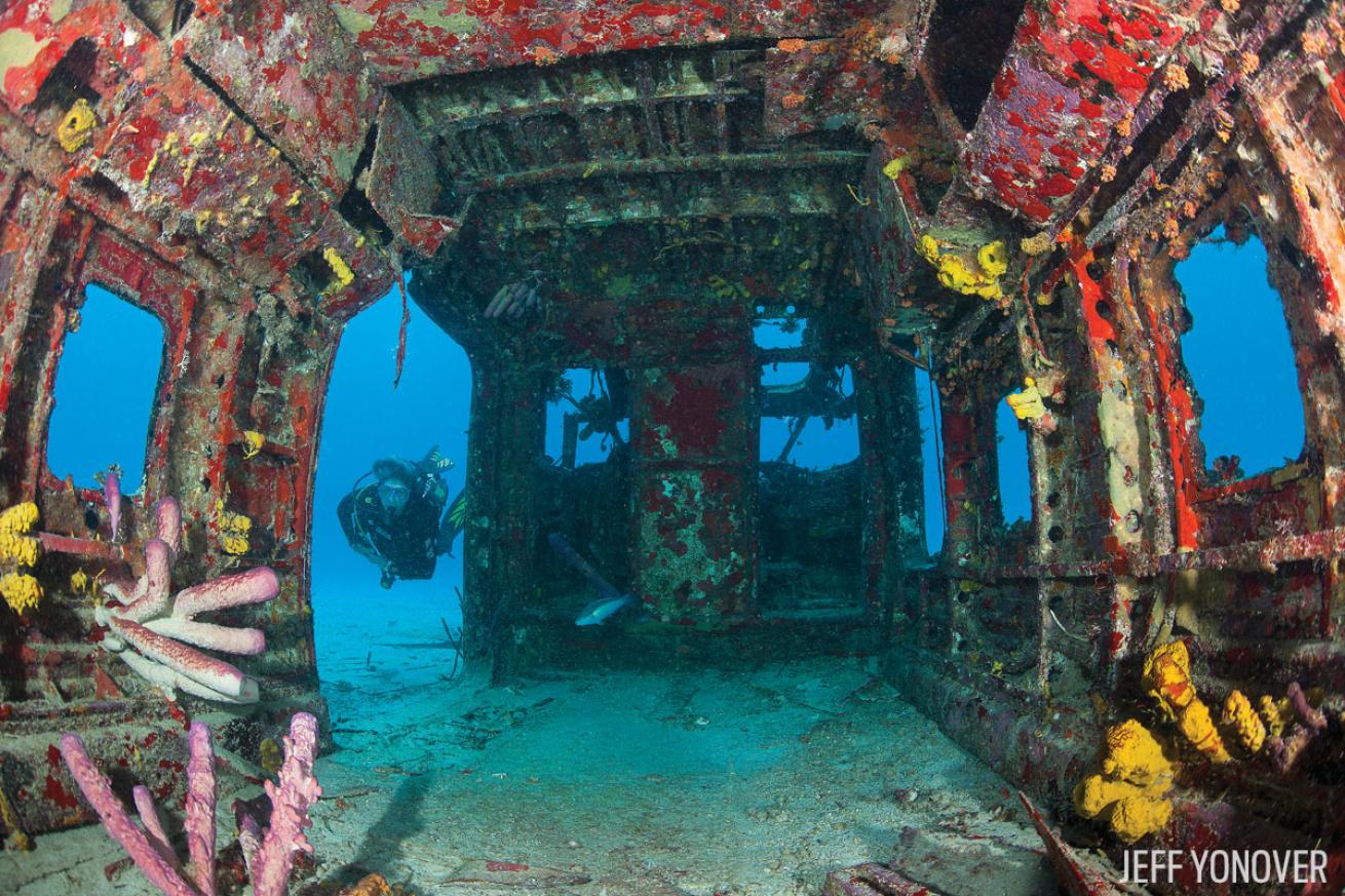 Scuba diving the British Virgin Islands.