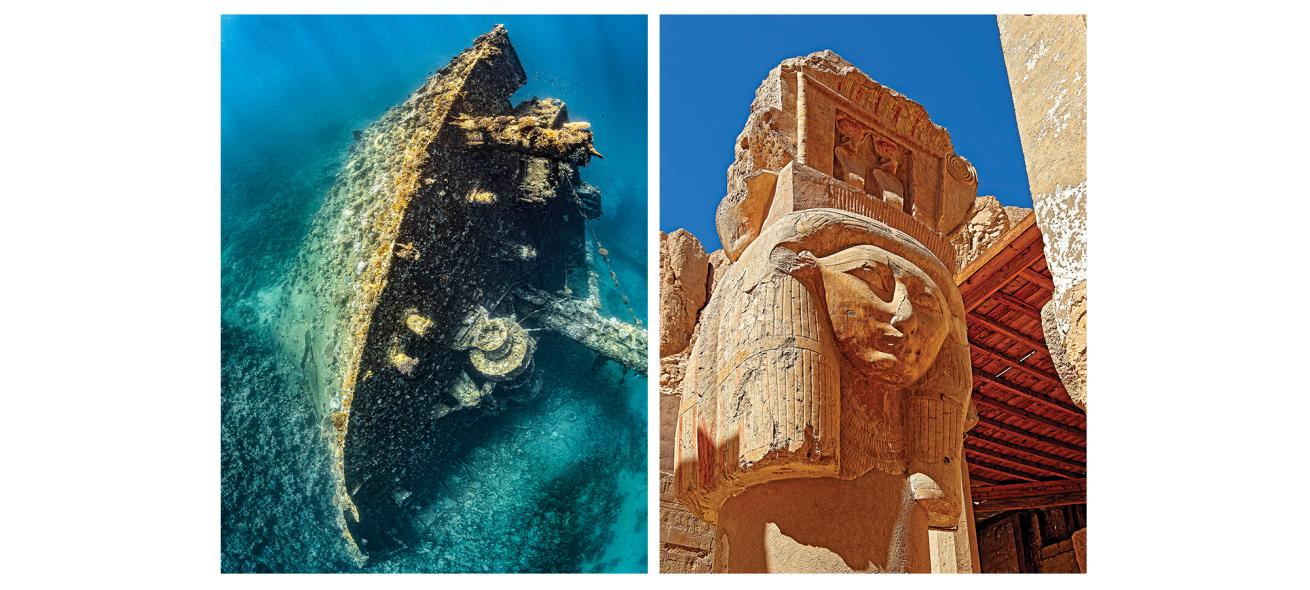 Egypt Temples and Shipwrecks