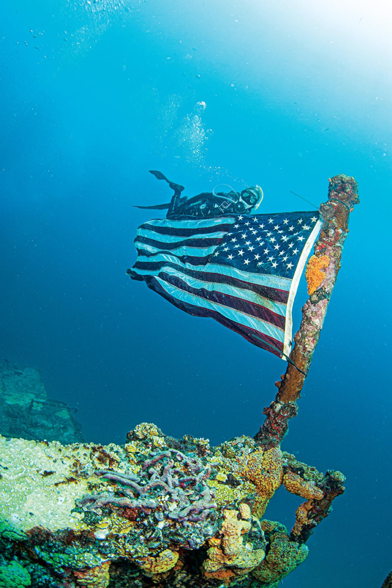 The Duane Wreck in Key Largo