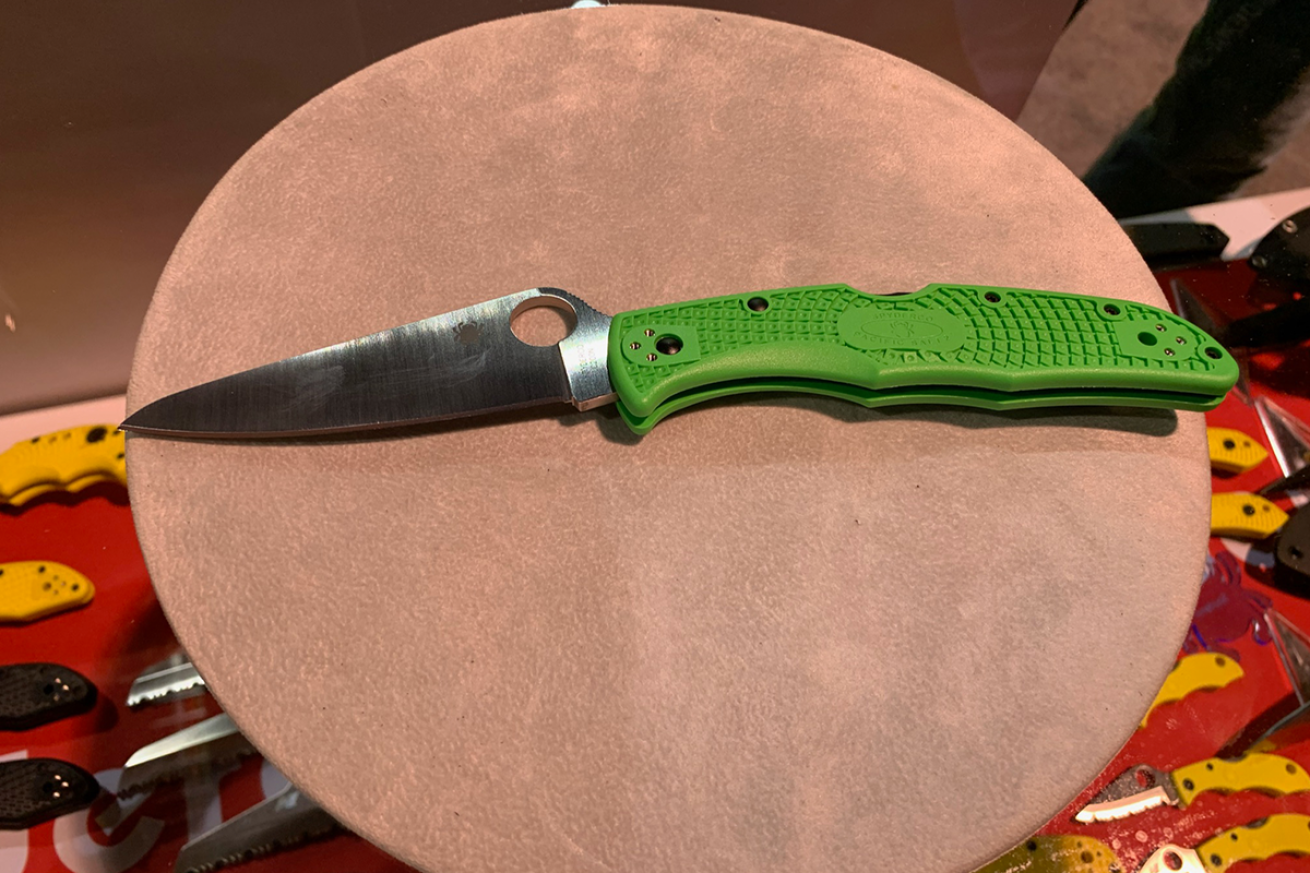 SpyderCo Pacific Salt 2 Green LC200N dive knife