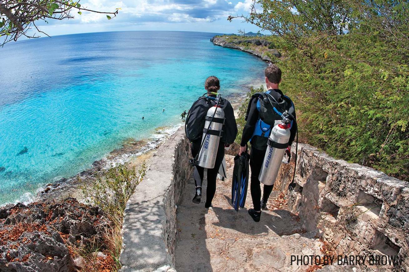 bonaire scuba diving shore dives