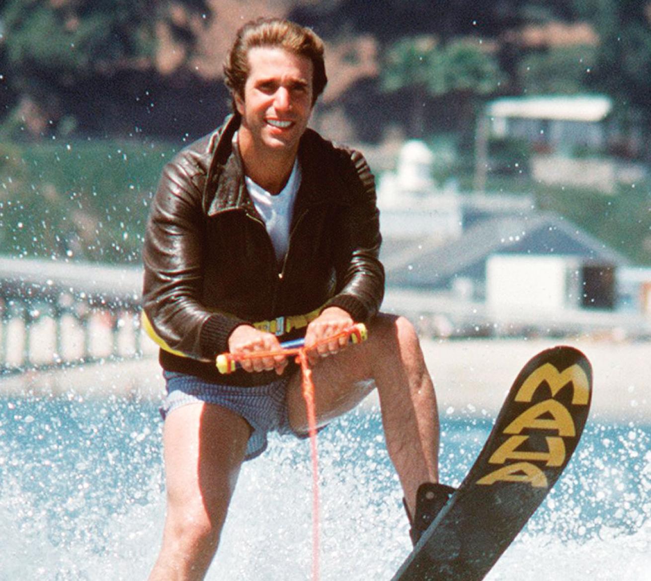 FONZIE JUMPS THE SHARK