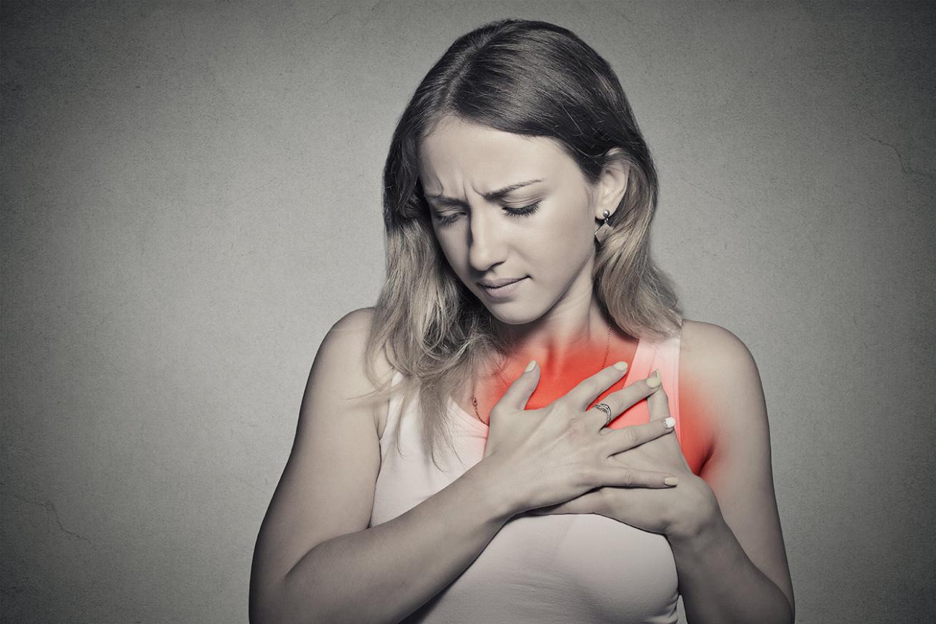 Why do I have chest pain after scuba diving?
