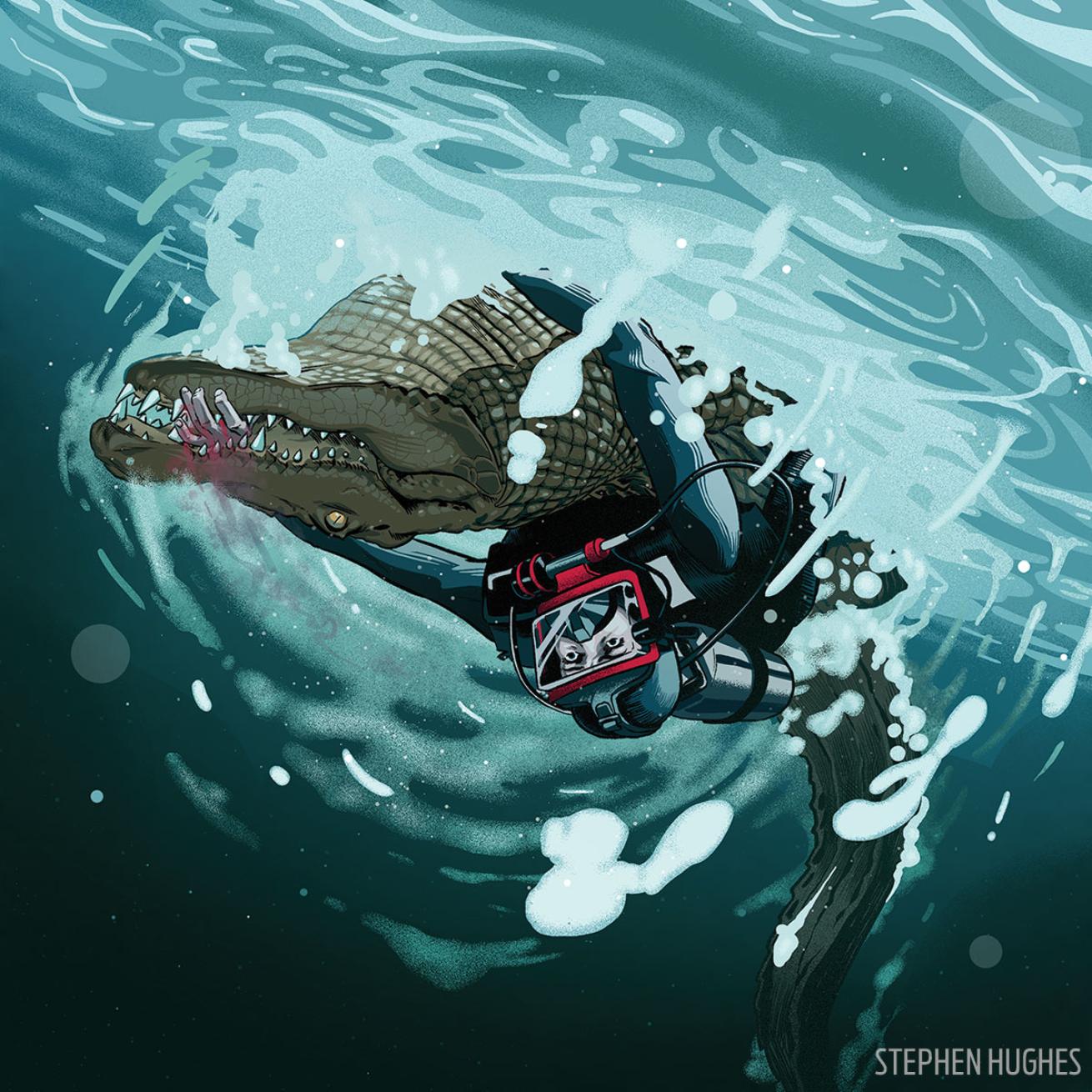 Alligator attacks scuba diver in Florida