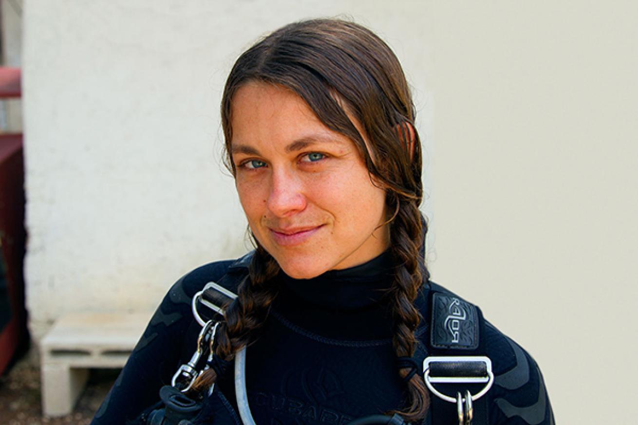natalie gibb scuba diving