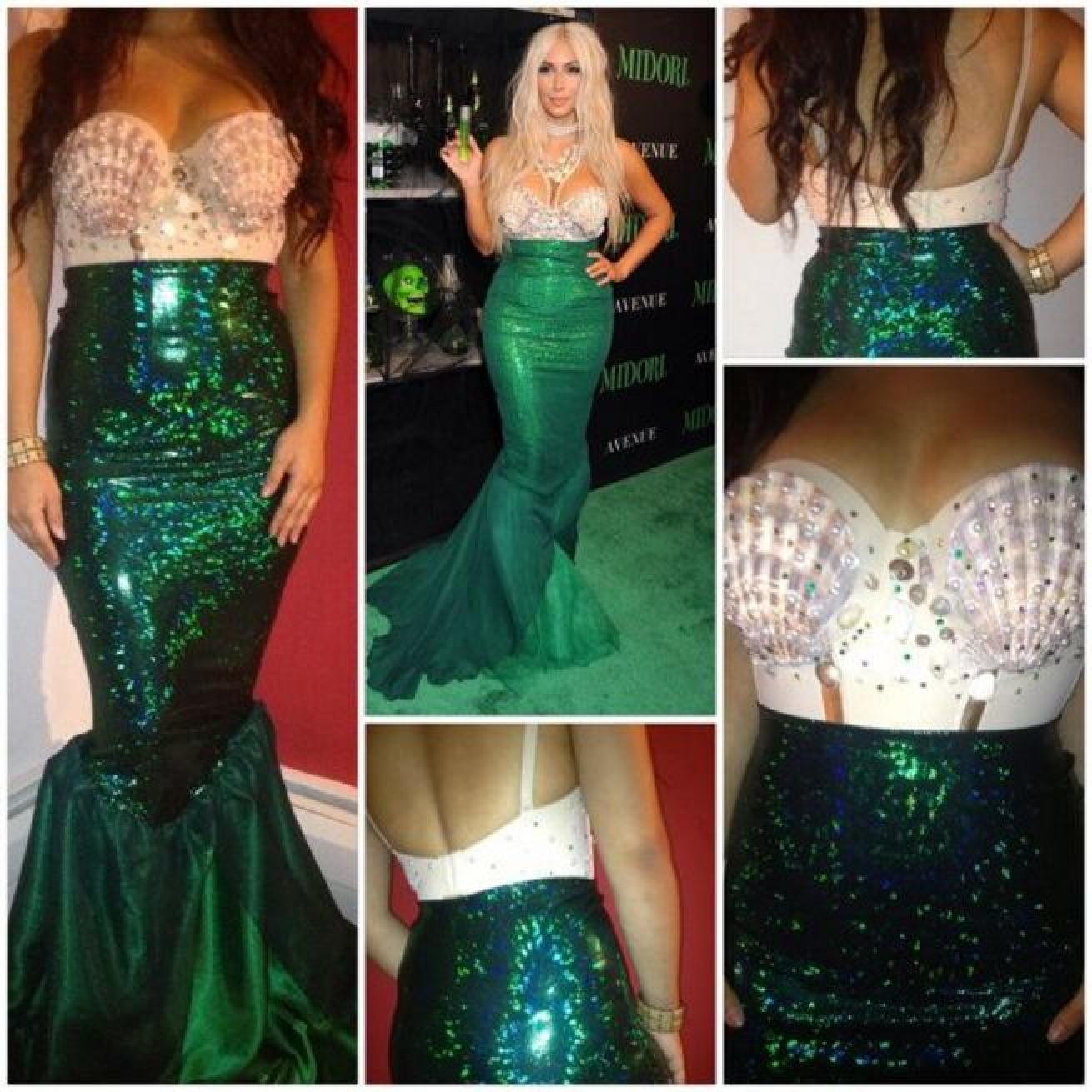 Kim Kardashian Mermaid Halloween Costume