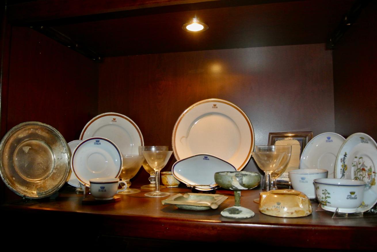 Sally Wahrmann shares her personal collection of china from the wreckage of Andrea Doria, which she logged 60 dives on. 