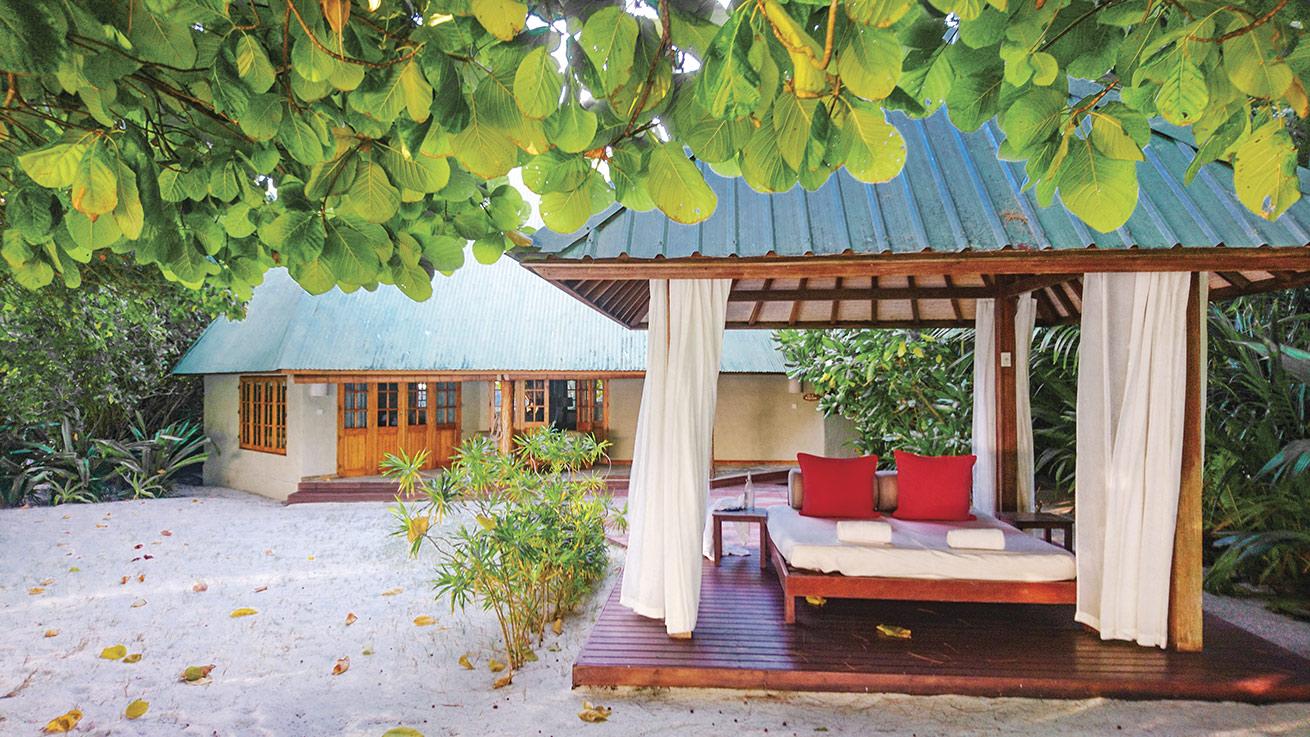 Massages here happen at the open-air spa