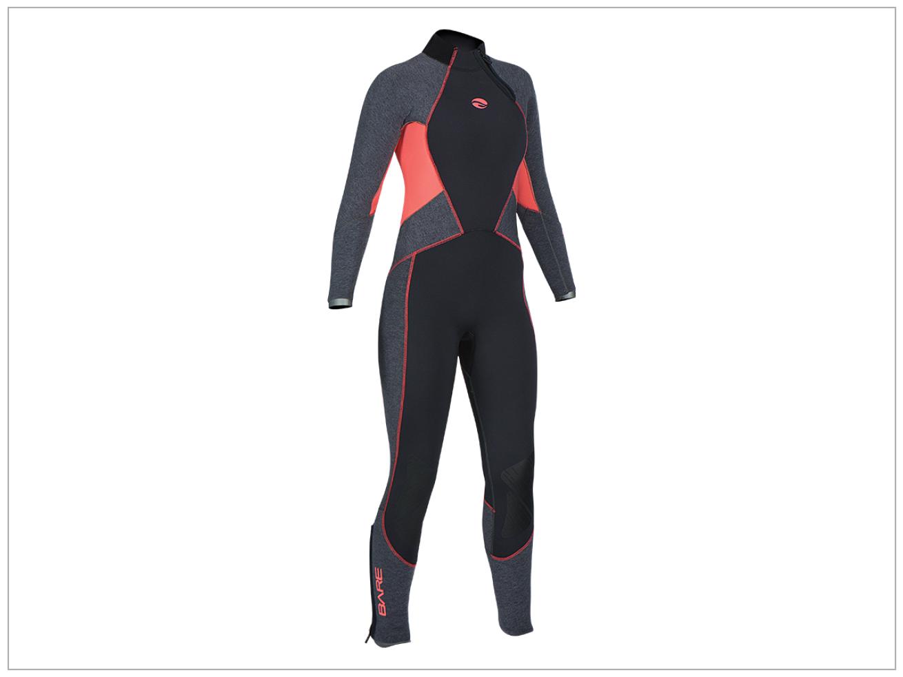 scuba diving wetsuit Bare Evoke 5 mm