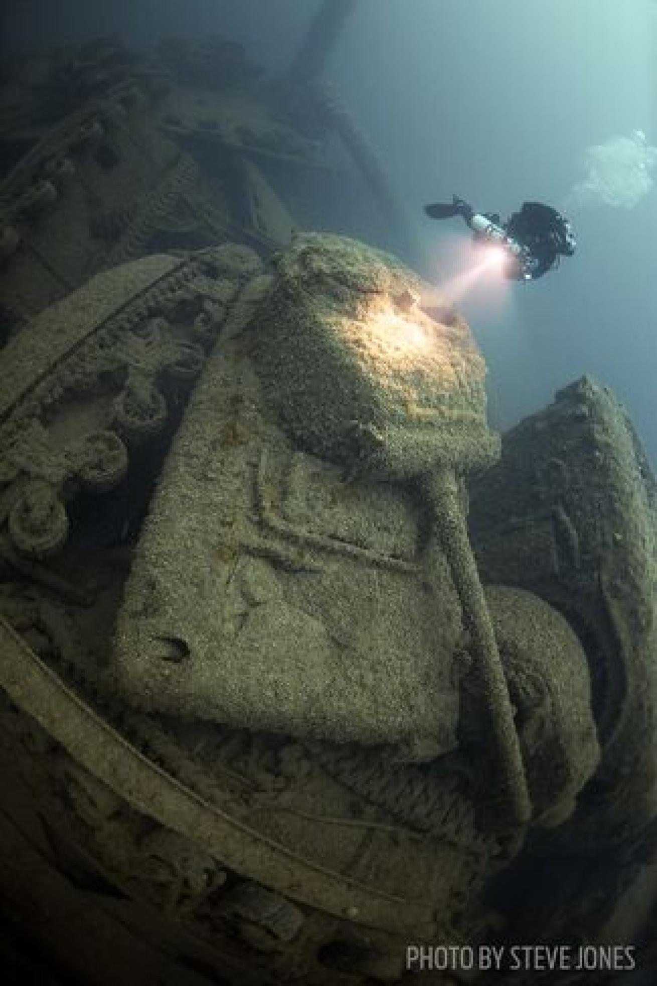 The SS Empire Heritage in the North Atlantic