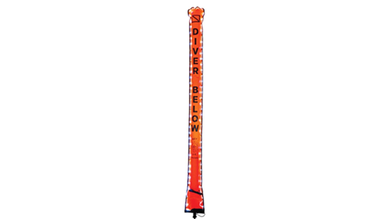 Light up your night dives with LED-infused marker buoy.