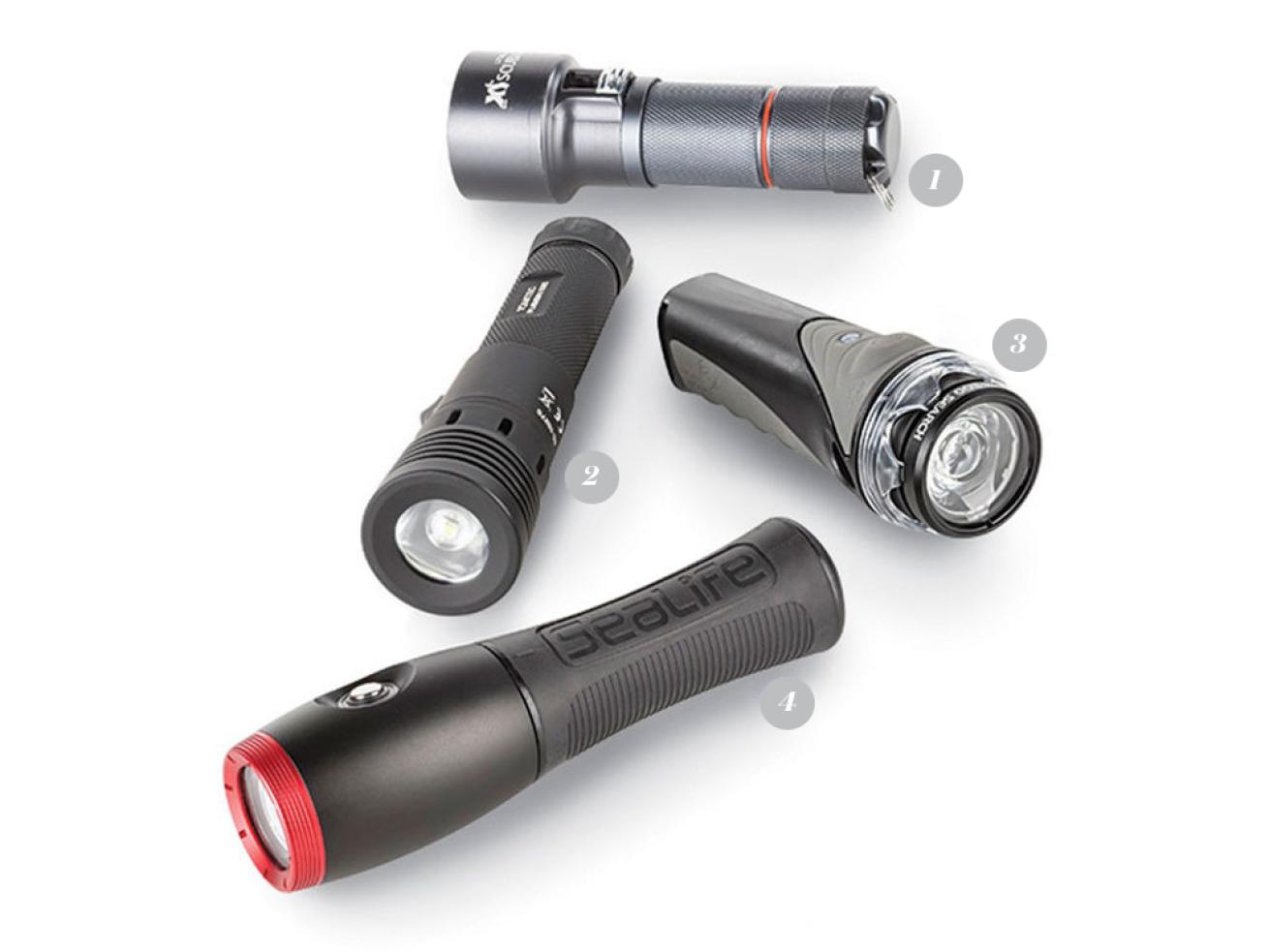 New scuba diving lights