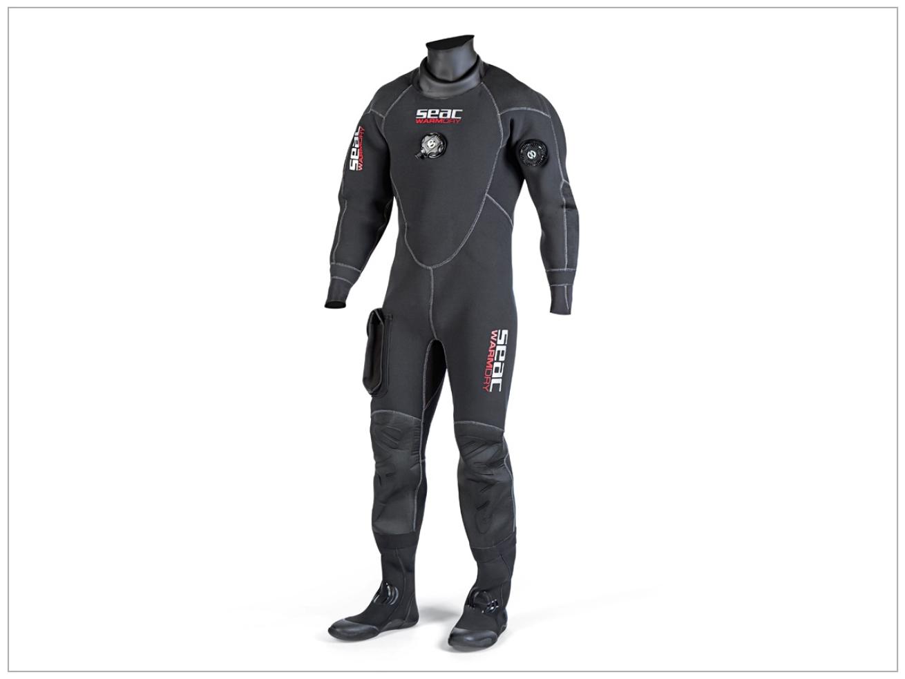 seac warmdry wetsuit drysuit scuba diving gear