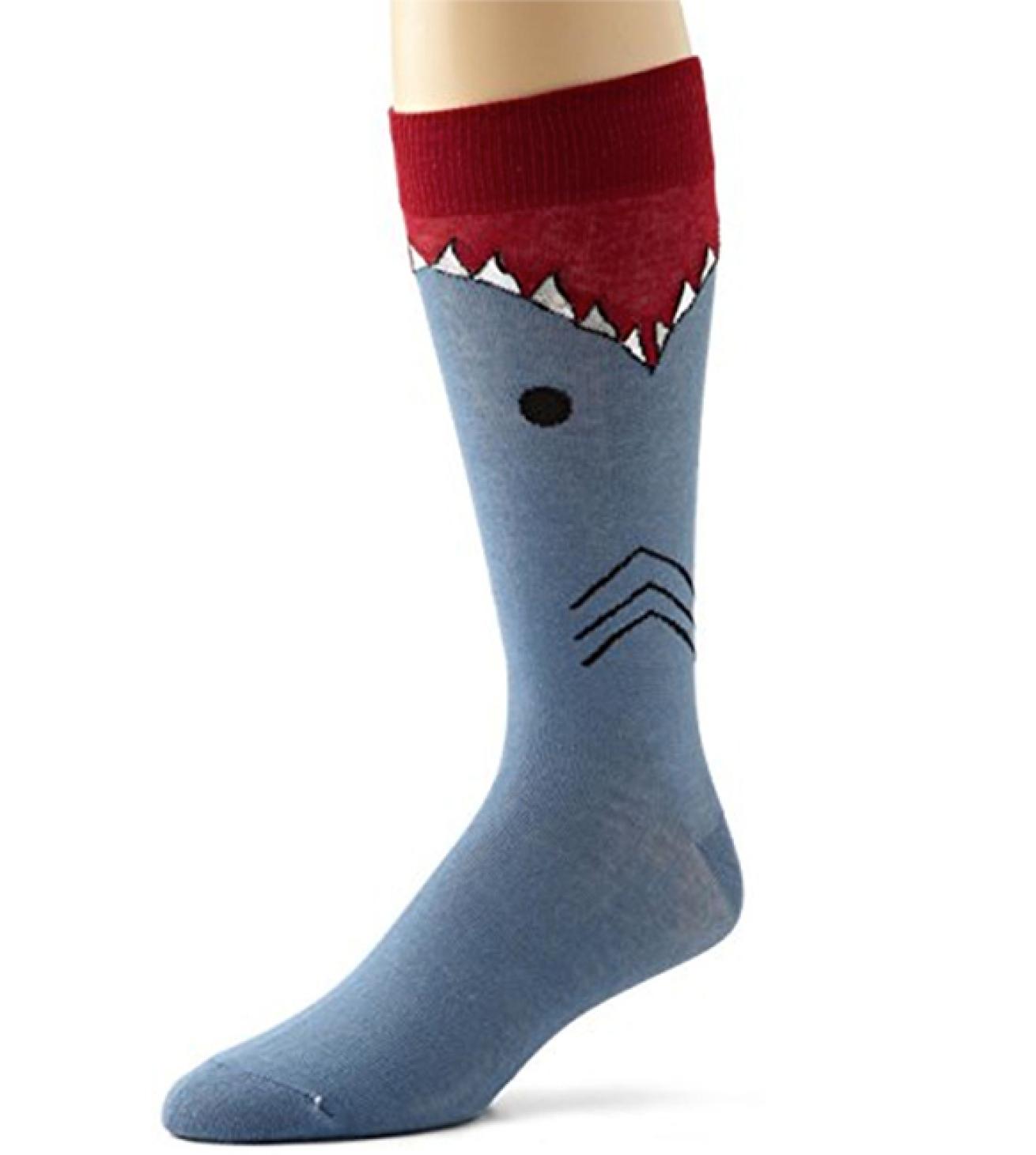 shark attack socks