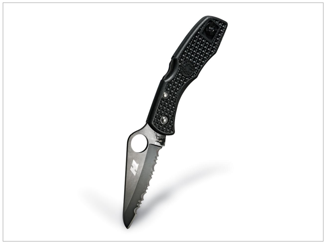 Scuba diving safety gear cutting tools Spyderco dive knife