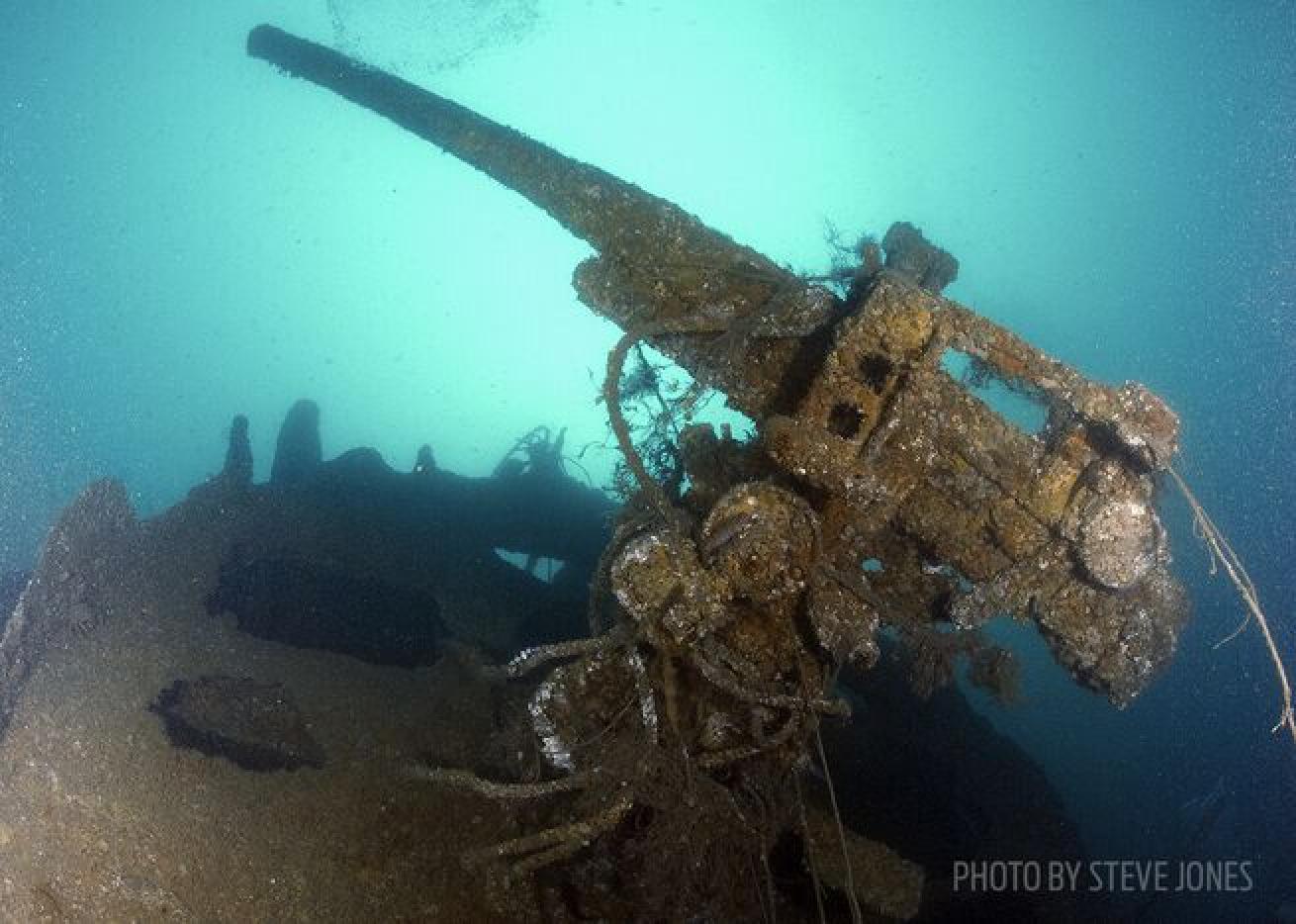 The USS Susan B. Anthony off Normandy