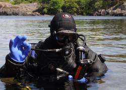 first facebook message underwater