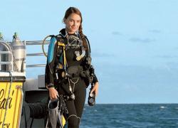 Diver in scuba gear