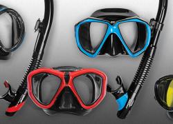 scuba diving masks and snorkels 
