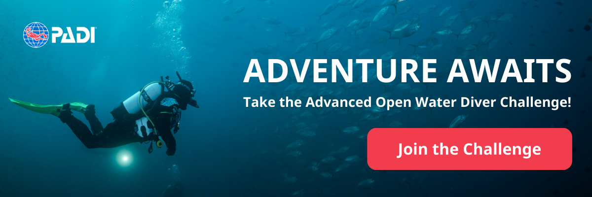 take the advanced open water challenge